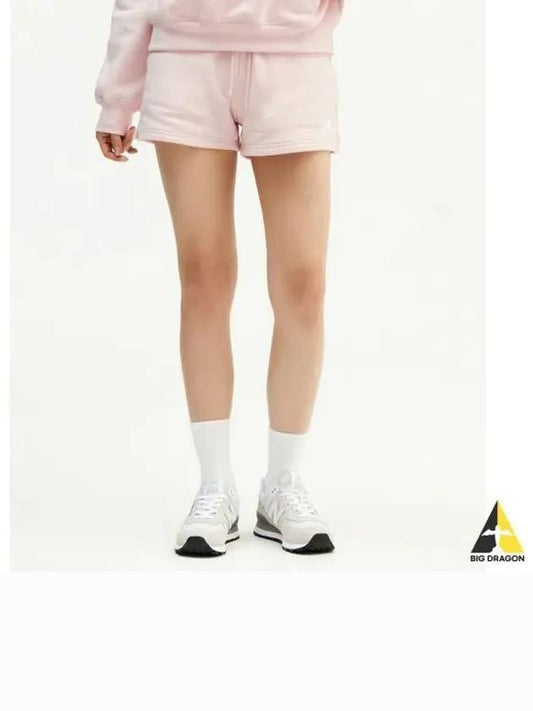 NBNVE2S032 WOMEN 3 part knit short pants PINK - NEW BALANCE - BALAAN 1