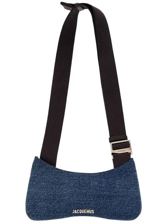 Le Bijou Grosgrain Buckled Shoulder Bag Blue - JACQUEMUS - BALAAN.