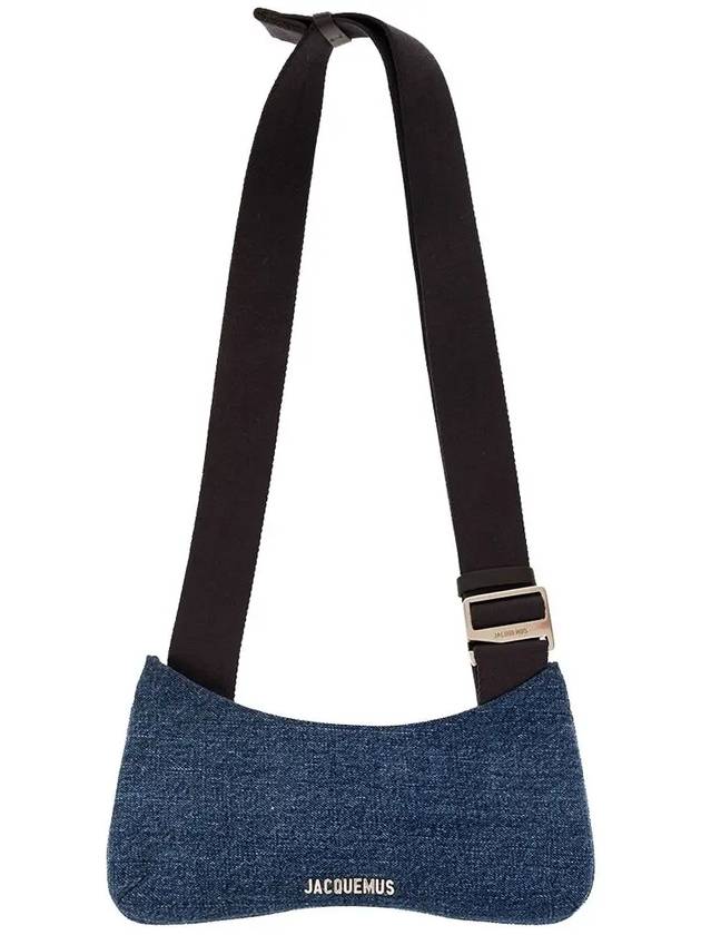 Le Bisou Grosgrain Buckled Shoulder Bag Blue - JACQUEMUS - BALAAN 3