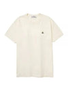 ORB Logo Cotton Short Sleeve T-Shirt Beige - VIVIENNE WESTWOOD - BALAAN 2