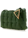 Cassette Intrecciato Padded Small Cross Bag Avocado - BOTTEGA VENETA - BALAAN 3