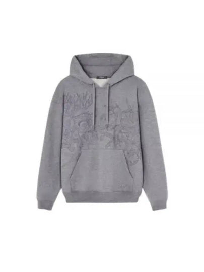 Barocco Ocean Hoodie Grey - VERSACE - BALAAN 2