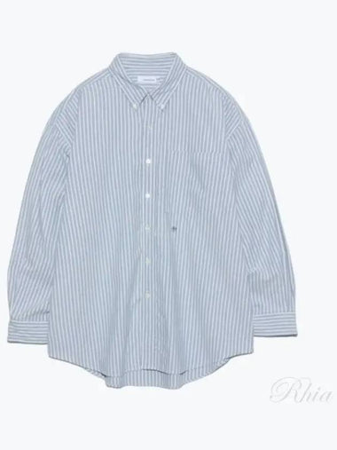 Button Down Striped Wind Shirt SUGS421 N - NANAMICA - BALAAN 1