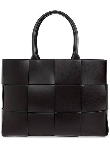 Bottega Veneta Bag Medium Arco Type Shopper, Men's, Black - BOTTEGA VENETA - BALAAN 1