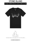 Shadow Project Neo Flora Short Sleeve T-Shirt Black - STONE ISLAND - BALAAN 3