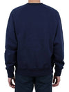 Heart Logo Organic Cotton Sweatshirt Navy - AMI - BALAAN 5