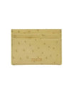 Logo Card Wallet Yellow - PRADA - BALAAN 3