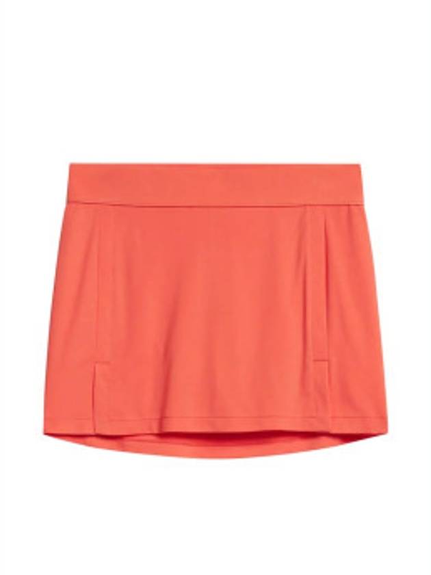 Golf Jersey Skirt Amilie Skirt GWSD11238 Hot Coral - J.LINDEBERG - BALAAN 3