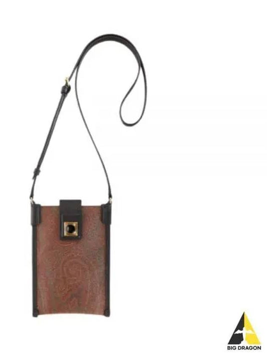 Crown Me Paisley Phone Cross Bag Brown - ETRO - BALAAN 2