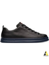 Runner Leather Low Top Sneakers Black - CAMPER - BALAAN 2