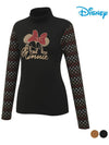 Female character artwork color combination pattern long sleeve high neck half t shirt DO3LTS014 - DISNEY GOLF - BALAAN 2