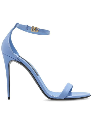 Dolce & Gabbana Heeled Sandals, Women's, Blue - DOLCE&GABBANA - BALAAN 1