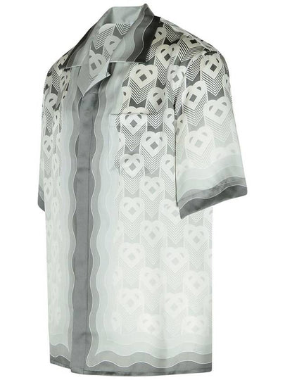 Casablanca Grey Silk Shirt - CASABLANCA - BALAAN 2