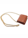 Embroidery Logo Chain Cald Wallet Brown - MAISON MARGIELA - BALAAN 6