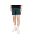 Men's Logo Patch Nylon Swim Shorts Green - STONE ISLAND - BALAAN 4