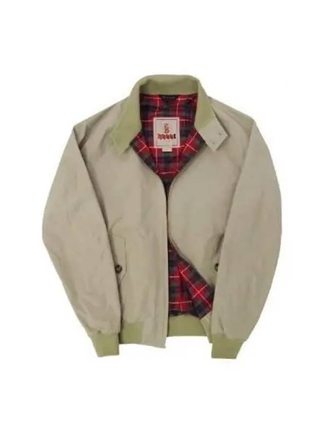 G9 Classic Original Harrington Zip-Up Jacket Beige - BARACUTA - BALAAN 4