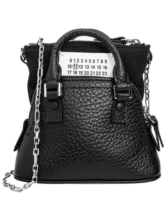 5AC Classic Baby Shoulder Bag Pale Black - MAISON MARGIELA - BALAAN 2