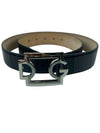 DG Logo Square Leather Belt Black - DOLCE&GABBANA - BALAAN 2
