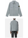 Wapen Zip-Up Jacket Grey - STONE ISLAND - BALAAN 5