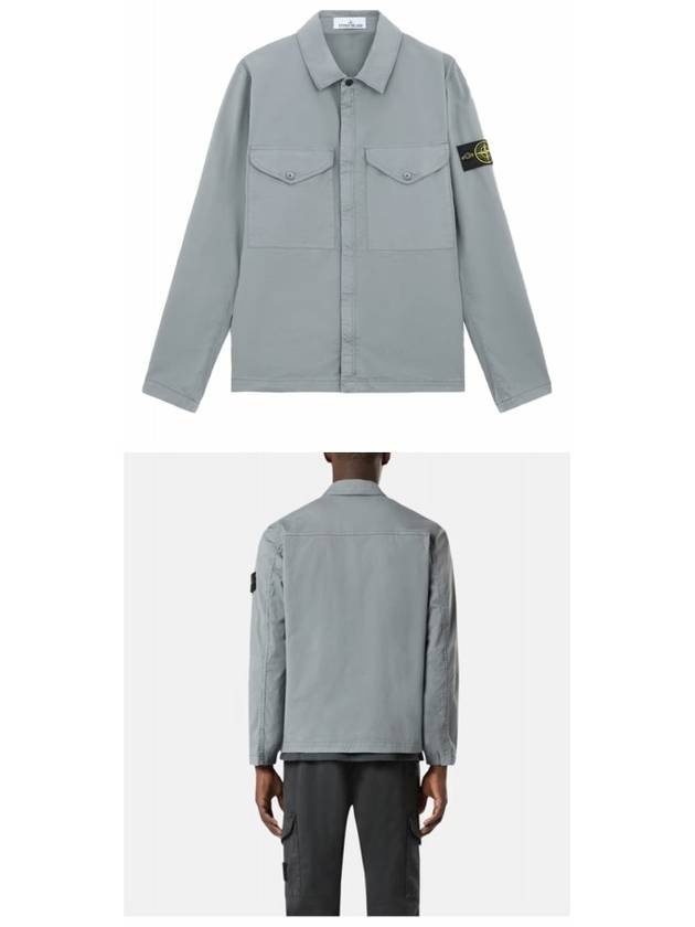 Wapen Zip-Up Jacket Grey - STONE ISLAND - BALAAN 5