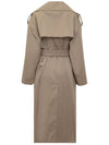 Salpa Double Breasted Water Repellent Trench Coat Beige - MAX MARA - BALAAN 3