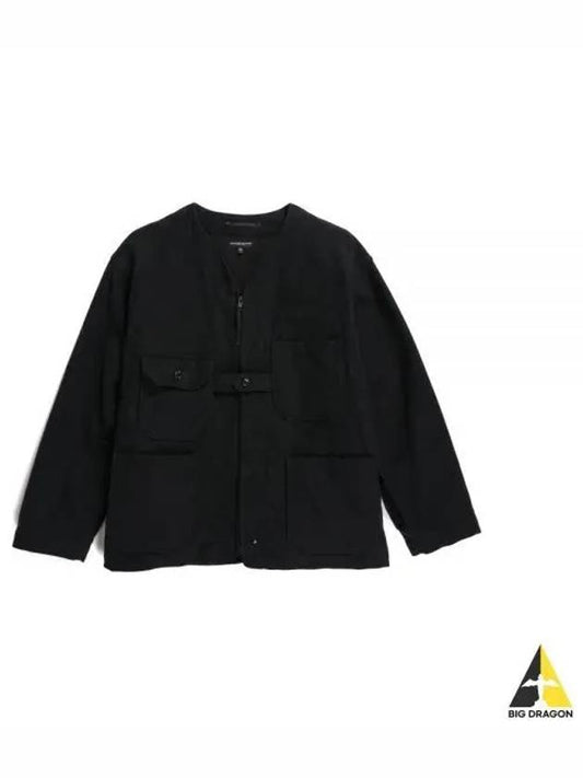 Shooting Jacket A Black Cotton Moleskin 23F1D061 NQ221 SD010 - ENGINEERED GARMENTS - BALAAN 1