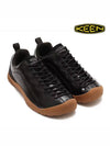 Jasper Leather Low Top Sneakers Black - KEEN - BALAAN 2