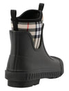 Vintage Check Neoprene Rubber Rain Boots Black Archive Beige - BURBERRY - BALAAN 4