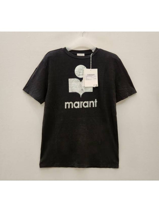 Short Sleeve Women s TS0001FA A1N10E 01BK Zwell Linen Black - ISABEL MARANT - BALAAN 1