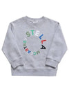 Stella McCartney TT4R60 Z0453 905 Circular Logo Print Junior Sweatshirt - STELLA MCCARTNEY - BALAAN 3