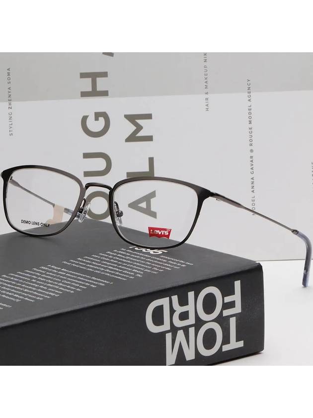 Eyewear Metal Eyeglasses Grey - LEVI'S - BALAAN 3