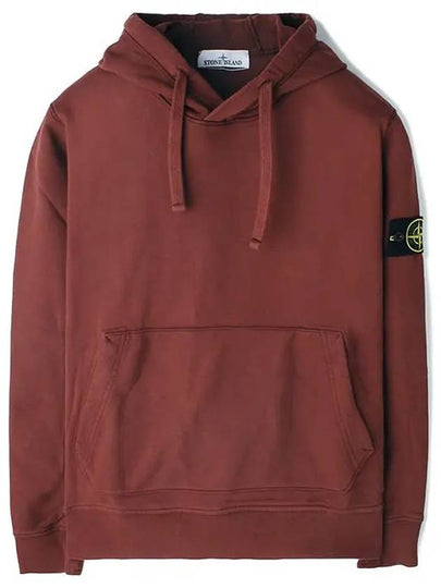 Signature Logo Patch Hoodie Chestnut Brown - STONE ISLAND - BALAAN 2