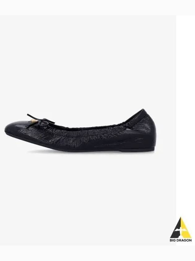 V Logo Signature Flats Black - VALENTINO - BALAAN 2