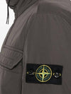 Polyester Micro Twill Zip Up Jacket Grey - STONE ISLAND - BALAAN 5