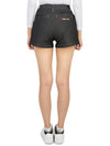 Women's Triple Rain Jersey Shorts Black - HORN GARMENT - BALAAN 5