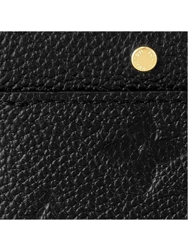 Monogram Empreinte Card Wallet Black - LOUIS VUITTON - BALAAN 3