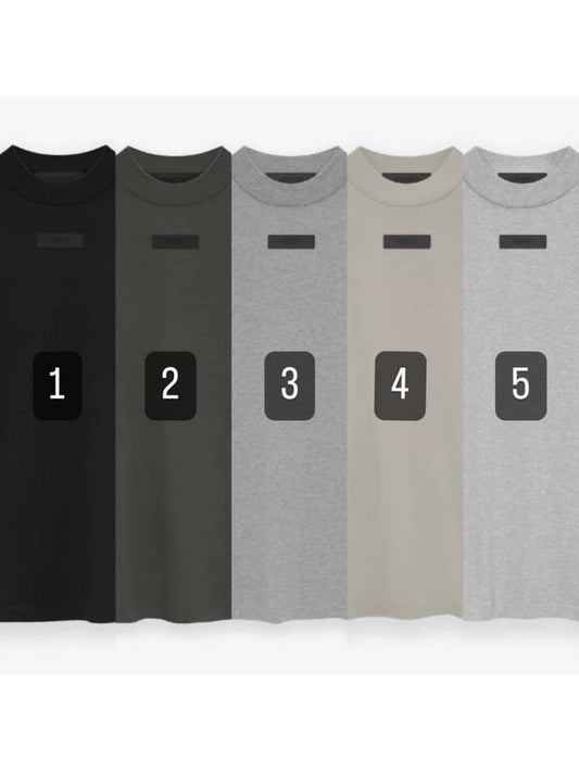 Tab Logo Short Sleeve Crew Neck TShirt 5 Colors 125SP24419 - FEAR OF GOD ESSENTIALS - BALAAN 2