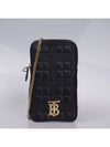 Chain Strap Quilted Lambskin Lola Shoulder Bag Black - BURBERRY - BALAAN 2