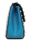 Rockstud Mini Chain Cross Bag LW2P0451 BOL L04 Blue - VALENTINO - BALAAN 3