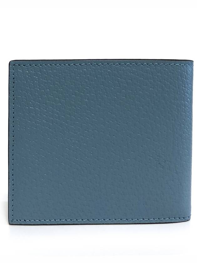 GG Marmont Leather Half Wallet Light Blue - GUCCI - BALAAN 5