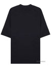 Y 3 Men s Band Sleeve Overfit Short T Shirt IR6265 BLACK OFF WHITE - Y-3 - BALAAN 2