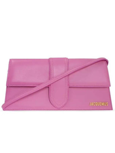 Le Bambino Long Flap Shoulder Bag Pink - JACQUEMUS - BALAAN 1