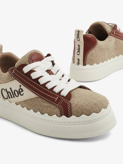 Lauren Leather Converse Low Top Sneakers Brown - CHLOE - BALAAN 2