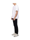 Classic Pique Rib Side Insert 4-Bar Short Sleeve T-Shirt White - THOM BROWNE - BALAAN 5