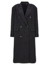 Lexana Trench Coat Navy - ISABEL MARANT - BALAAN 1