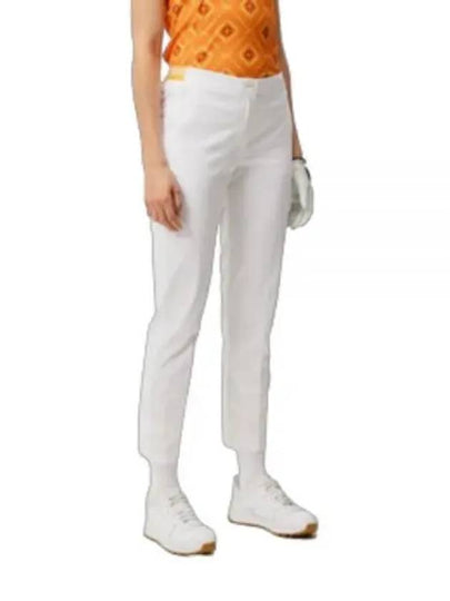 Women's Eleonora Straight Pants White - J.LINDEBERG - BALAAN 2