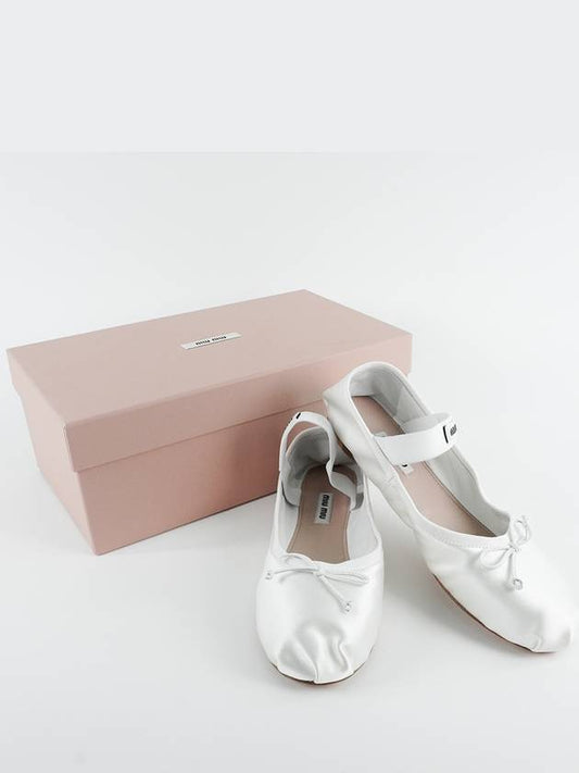 Satin Ballerina Shoes 5F794D QU6 F0009 - MIU MIU - BALAAN 2