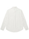 Men's Linen Long Sleeve Shirt White - SOLEW - BALAAN 3