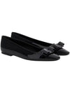 Vara Bow Ballet Flat Black - SALVATORE FERRAGAMO - BALAAN 2