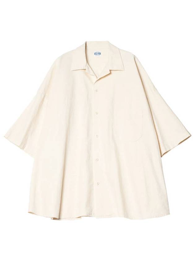 Cotton Short Sleeve Shirt White - AMI - BALAAN 2